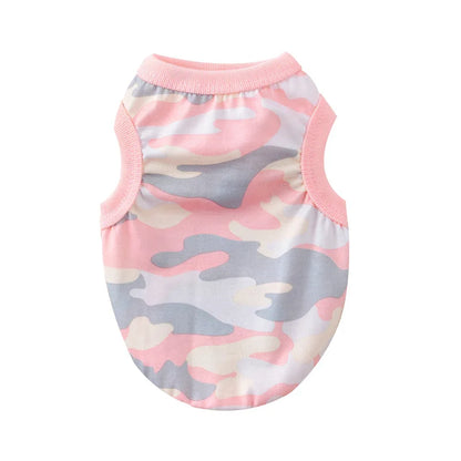 Pet Dog Clothes For Dog Cat Vest T Shirts Pet Costume Cotton Clothes For Small Dogs Chihuahua Cool Puppy's kitten's Clothes 25