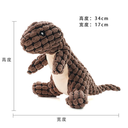 Pet Toys  Animals Shape Bite Resistant Squeaky Toys Teeth Grinding Plush Dog Toy for Small Large Puppy Pets Training Accessories