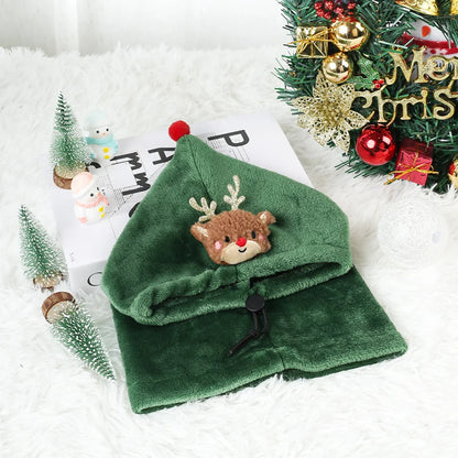 Dog and cat Christmas hats, Christmas pet decoration hats, suitable for pet Christmas party costumes and supplies.