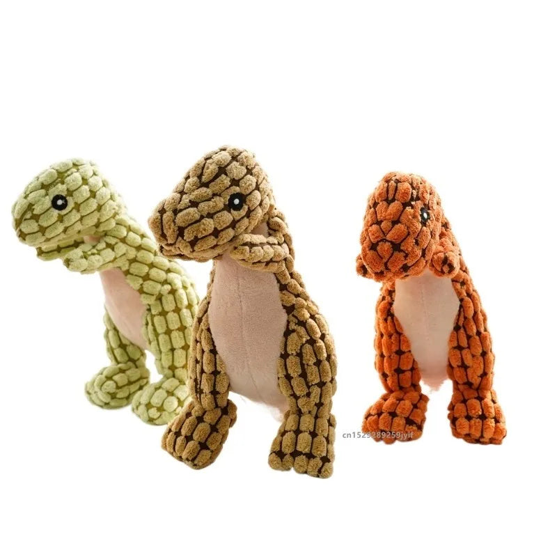 Pet Toys  Animals Shape Bite Resistant Squeaky Toys Teeth Grinding Plush Dog Toy for Small Large Puppy Pets Training Accessories