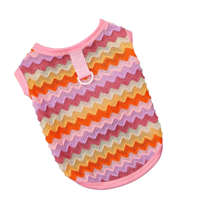 Pet Cat Clothes Breathable Kitty Clothing Dogs Soft Vests Summer Shirt Casual T-Shirt for Small Pet Costume Supplies Wholesale