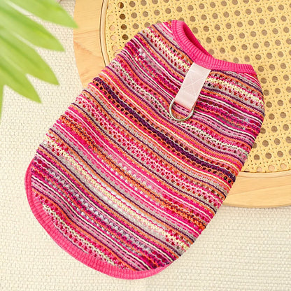 Pet Cat Clothes Breathable Kitty Clothing Dogs Soft Vests Summer Shirt Casual T-Shirt for Small Pet Costume Supplies Wholesale