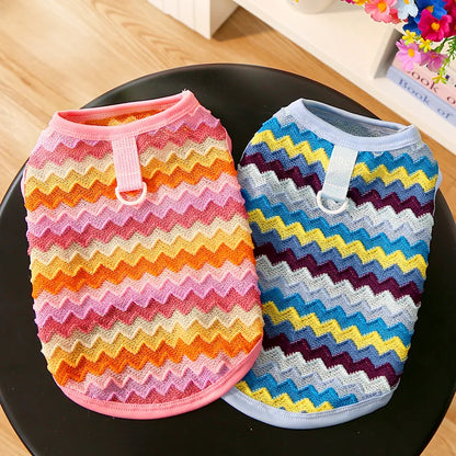 Pet Cat Clothes Breathable Kitty Clothing Dogs Soft Vests Summer Shirt Casual T-Shirt for Small Pet Costume Supplies Wholesale