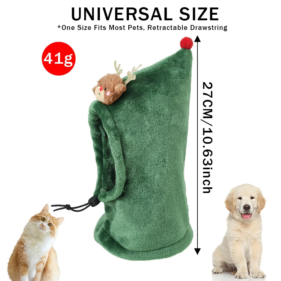 Dog and cat Christmas hats, Christmas pet decoration hats, suitable for pet Christmas party costumes and supplies.