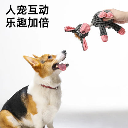 Toys, Dog-bite Toys, Dog-bite Sound-making Toys, Funny Donkeys, Tough and Tooth-grinding Pet Plush Toys