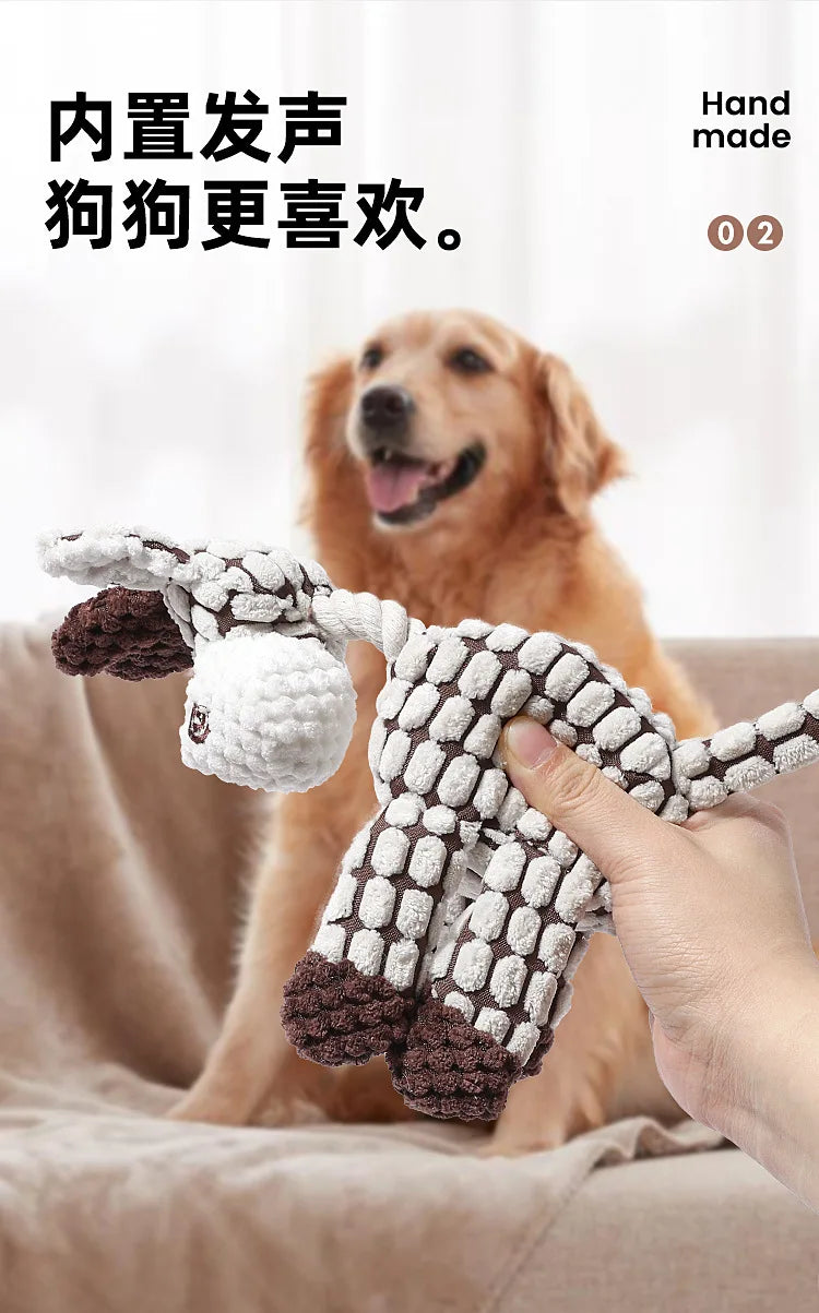 Toys, Dog-bite Toys, Dog-bite Sound-making Toys, Funny Donkeys, Tough and Tooth-grinding Pet Plush Toys