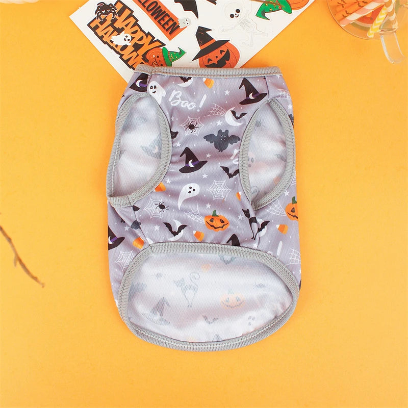 Pet Dog Clothes for Dog Pet Costume Clothes For Small Dogs Cat Vest T Shirts Chihuahua Cool Puppy Clothing For Kitty Halloween