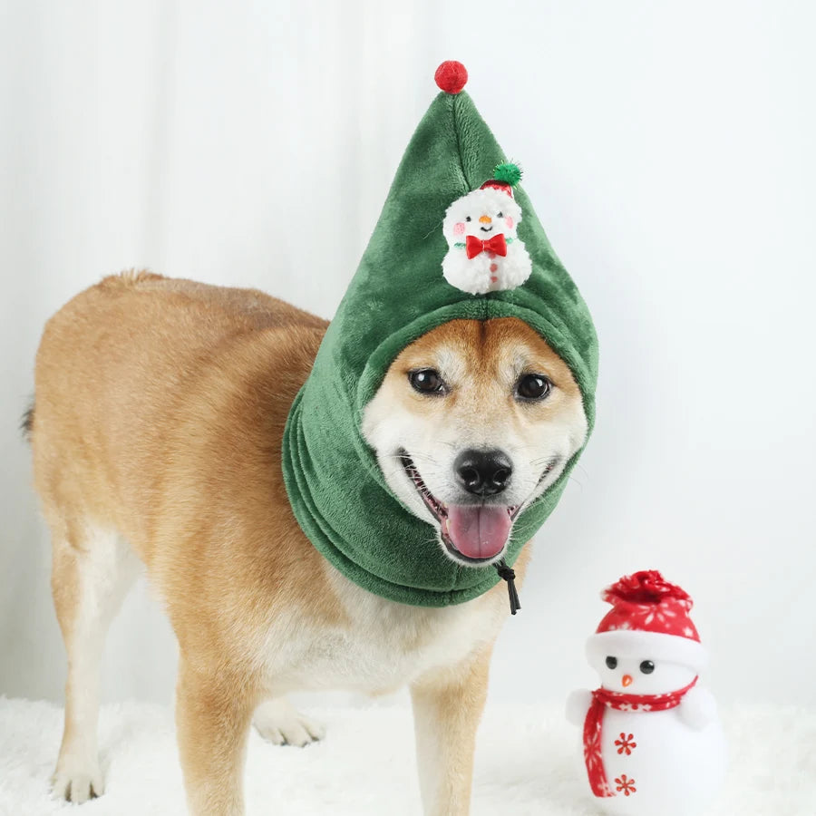 Dog and cat Christmas hats, Christmas pet decoration hats, suitable for pet Christmas party costumes and supplies.