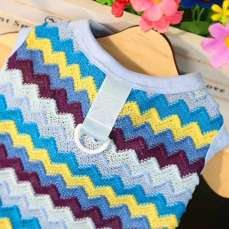 Pet Cat Clothes Breathable Kitty Clothing Dogs Soft Vests Summer Shirt Casual T-Shirt for Small Pet Costume Supplies Wholesale