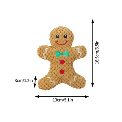 Xmas Pet Dog Plush Chew Toy