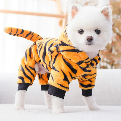 Pet Dog Clothes Soft Warm Fleece Dogs Jumpsuits Pet Clothing for Small Dogs Puppy Cats Clothes Chihuahua Yorkshire Costume Coat