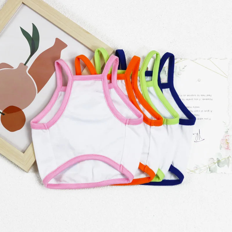 New Pet Clothing Thin Dog Clothes Soda Short Dog Camisole Ketong Grape Lemon Orange Print Pet Cat Clothing Puppy Clothes