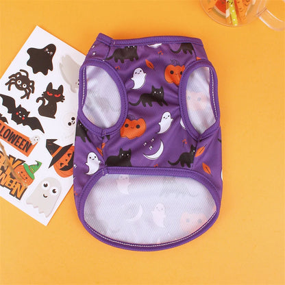 Pet Dog Clothes for Dog Pet Costume Clothes For Small Dogs Cat Vest T Shirts Chihuahua Cool Puppy Clothing For Kitty Halloween