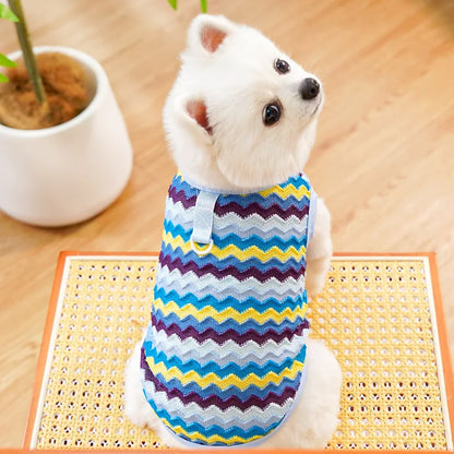 Pet Cat Clothes Breathable Kitty Clothing Dogs Soft Vests Summer Shirt Casual T-Shirt for Small Pet Costume Supplies Wholesale