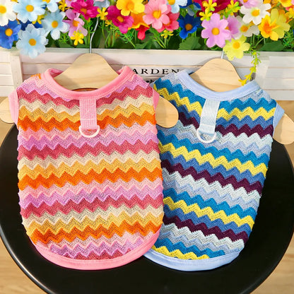 Pet Cat Clothes Breathable Kitty Clothing Dogs Soft Vests Summer Shirt Casual T-Shirt for Small Pet Costume Supplies Wholesale